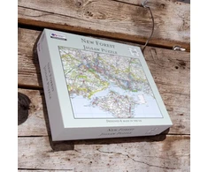 KNYGA Bookshop OS Map 500 Piece Premium Jigsaw Puzzle - New Forest National Park