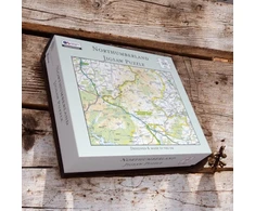 KNYGA Bookshop OS Map 500 Piece Premium Jigsaw Puzzle - Northumberland National Park