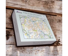 KNYGA Bookshop OS Map 500 Piece Premium Jigsaw Puzzle - Lake District National Park