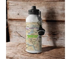 KNYGA Bookshop OS Map 600ml Metal Vanduo Bottle - Yorkshire Dales National Park