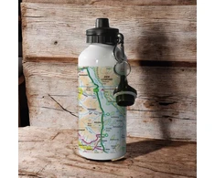 KNYGA Bookshop OS Map 600ml Metal Vanduo Bottle - Loch Lomond and The Trossachs National Park