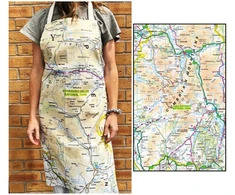KNYGA Bookshop OS Map Adult Apron - Lake District National Park