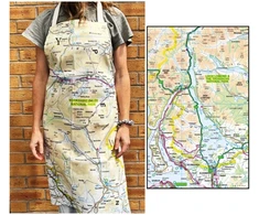 KNYGA Bookshop OS Map Adult Apron - Loch Lomond and The Trossachs National Park