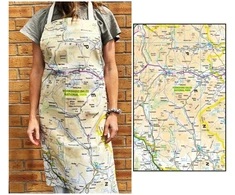 KNYGA Bookshop OS Map Adult Apron - Yorkshire Dales National Park