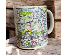 KNYGA Bookshop OS Map Ceramic Mug - South Downs National Park