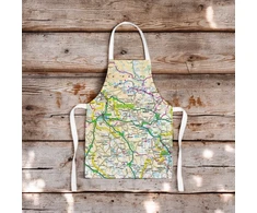 KNYGA Bookshop OS Map Kids Apron - Peak District National Park