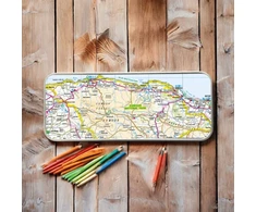 KNYGA Bookshop OS Map Metal Pieštukas Tin - Exmoor National Park