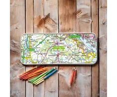 KNYGA Bookshop OS Map Metal Pieštukas Tin - New Forest National Park
