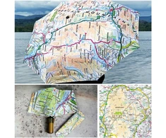 KNYGA Bookshop OS Map Premium Umbrella - Dartmoor National Park