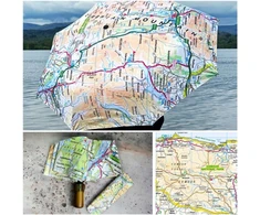 KNYGA Bookshop OS Map Premium Umbrella - Exmoor National Park