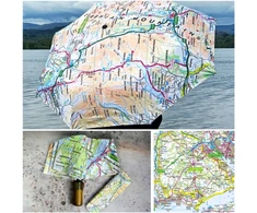 KNYGA Bookshop OS Map Premium Umbrella - New Forest National Park