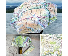 KNYGA Bookshop OS Map Premium Umbrella - North York Moors National Park