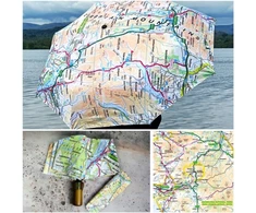 KNYGA Bookshop OS Map Premium Umbrella - Snowdonia National Park