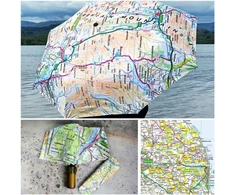 KNYGA Bookshop OS Map Premium Umbrella - The Broads