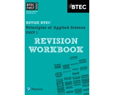 KNYGA Bookshop Pearson REVISE BTEC First in Applied Science: Principles of Applied Science Unit 1 Revision Workbook - for 2026, 2027 exams