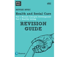 KNYGA Bookshop Pearson REVISE BTEC First in Health and Social Care Revision Guide inc online edition - for 2026, 2027 exams