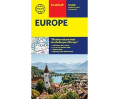 KNYGA Philips Maps Philip's Europe Road Map