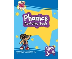 KNYGA Bookshop Phonics Activity Book for Ages 3-4 (Preschool)