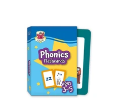 KNYGA Bookshop Cgp Books Phonics Flashcards for Ages 3-5