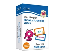 KNYGA Cgp Books Phonics Screening Check Flashcards - for the Year 1 test