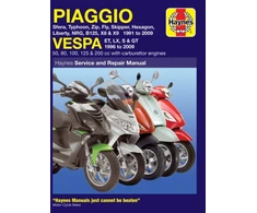 KNYGA Bookshop Piaggio (Vespa) Scooters (91 - 09)