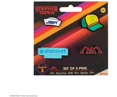 KNYGA Bookshop Pin set of 4 - Stranger Things Season 3