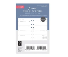 KNYGA Bookshop Pocket Minimal week on two pages 2025
