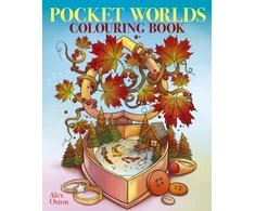 KNYGA Bookshop Oxton Alex Pocket Worlds Colouring Book: Over 45 Miniature Scenes to Colour