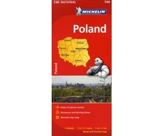 KNYGA Bookshop Poland - Michelin National Map 720