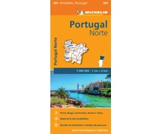 KNYGA Bookshop Portugal Norte - Michelin Regional Map 591