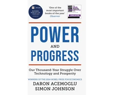 KNYGA Bookshop Johnson Power and Progress: Our Thousand-Year Struggle Over Technology and Prosperity | Winners of the 2024 Nobel Prize for Economics