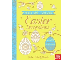 KNYGA Bookshop Press Out and Colour: Easter Eggs