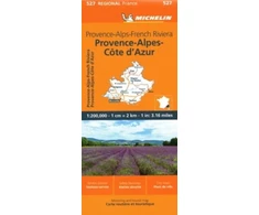 KNYGA Bookshop Provence- Alps - French Riviera - Michelin Regional Map 527