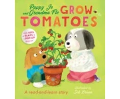 KNYGA Bookshop Puppy Jo and Grandma Flo Grow Tomatoes