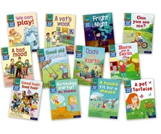 KNYGA Bookshop Read Write Inc. Phonics Book Bag Books: Oranžinis Set 4 Book Bag Books (Mixed Pack of 12)