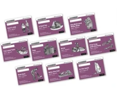 KNYGA Bookshop Read Write Inc. Phonics: Violetinė Set 2 Core Juodas &amp; Baltas Storybooks (Mixed Pack of 10)