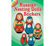 KNYGA Bookshop Russian Nesting Dolls Stickers