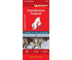 KNYGA Bookshop Scandinavia &amp; Finland - Michelin National Map 711