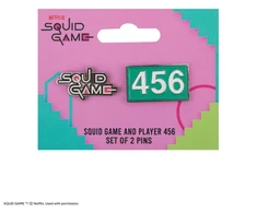 KNYGA Bookshop Set of 2 Pins Player 456 &amp; Squid Game