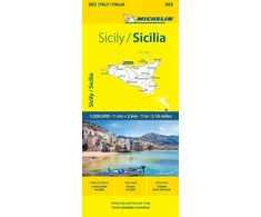 KNYGA Bookshop Sicily - Michelin Local Map 365