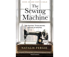 KNYGA Bookshop Fergie Natalie Sewing Machine: The absolutely charming must-read Scottish debut novel by the bestselling author of 25 Library Terrace for 2026!