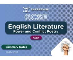 KNYGA Bookshop SnapRevise GCSE AQA English Literature: Power and Conflict Poetry