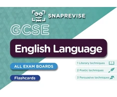 KNYGA Bookshop SnapRevise GCSE English Language Flashcards