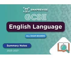 KNYGA Bookshop SnapRevise GCSE English Language Summary Notes
