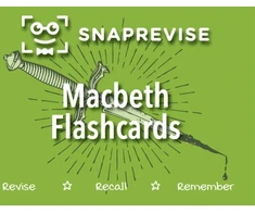 KNYGA Bookshop SnapRevise Macbeth Flashcards