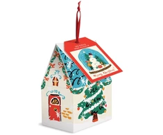 KNYGA Bookshop Snow Globe 130 Piece Puzzle Ornament