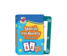 KNYGA Bookshop Spanish Vocabulary Flashcards for Ages 5-7 (with Free Online Audio)