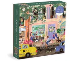 Dėlionė Bookshop Spring Street 1000 Piece Puzzle In a Square box