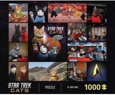 Dėlionė Bookshop Star Trek Cats 1000-Piece Puzzle