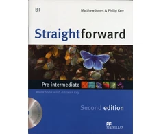 KNYGA Bookshop Straightforward 2nd Edition Pre-Intermediate Level Workbook with key &amp; CD Pack